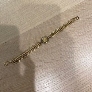 Never worn gold plaited bracelet